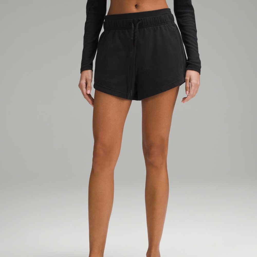 Lululemon Inner Glow Lounge/athleisure High Rise Shorts 3”